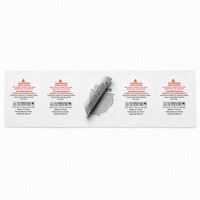 Étiquette personnalisée multicouche pour livret d'instructions, bouteille, pot, autocollant d'emballage en vinyle imperméable multi-pages à décoller, impression