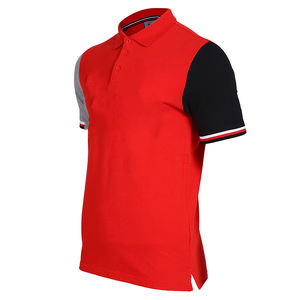 Camiseta de polo OEM con logotipo personalizado de talla grande para hombre, camisa de golf de algodón, manga corta, transpirable para uniformes, eventos o uso promocional - Product Image 6