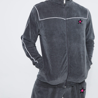 Survêtement de jogging en velours sans couture 100 % coton imprimé sur mesure pour homme – Luxe, respirant, écologique, grandes tailles 2-en-1