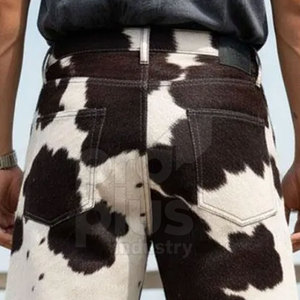 กางเกงขาสั้นหนังวัวแท้สำหรับผู้ชายและผู้หญิง คุณภาพพรีเมียม ดีไซน์เรียบง่าย สวมใส่สบาย เป็นมิตรกับสิ่งแวดล้อม ทันสมัย - Product Image 5