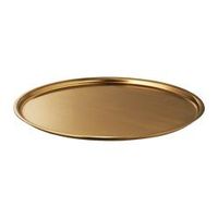Plateau de service moderne en laiton et fer, support à fleurs pour la décoration de la maison, compatible lave-vaisselle et micro-ondes, cadeau Diwali, vente en gros Inde