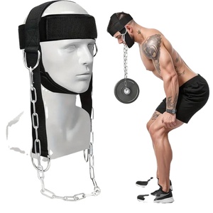 Harnais de tête en néoprène Misha Sports & Fitness avec chaîne en acier robuste pour le soutien des épaules et du cou, design respirant et antidérapant - Product Image 1