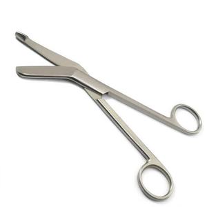 Tijeras Quirúrgicas de Acero Inoxidable de Alta Calidad de 5.5 Pulgadas, Juego de Instrumentos Manuales para Vencerizaciones, Vendajes, Reutilizables, con Certificación CE - Product Image 1