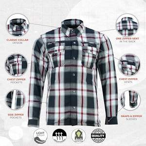 Veste de moto unisexe en cuir protectrice, coupe-vent, hiver, grande taille, pour motards - Product Image 4