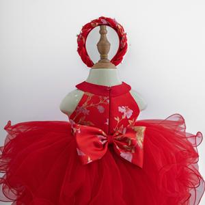 Haute qualité jolie princesse robe à bretelles spaghetti pour les filles hiver printemps Festivals petites tailles fabriqué Vietnam OEM ODM prix supérieur - Product Image 5