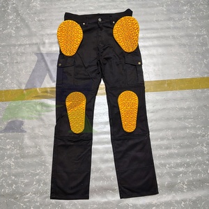 Alaf Industries กางเกงคาร์โก้สำหรับผู้ชาย, กางเกงยีนส์มีซับในป้องกันด้วย aramid กางเกงมอเตอร์ไซด์ขนาดพิเศษ - Product Image 2
