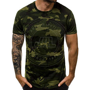 Dark High Quality Cotton T-Shirt <b>Camouflage</b> Casual T-shirt - Product Image 5