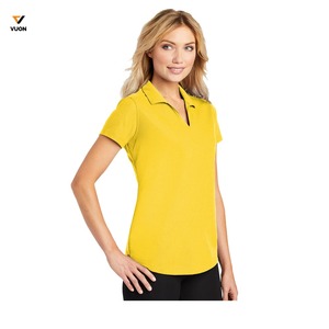 Nuevo diseño de lujo para mujer para Polo Top Shirt cómodo transpirable Slim Fit mangas cortas moda versátil estilo deportivo Ca - Product Image 4