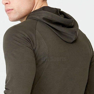 Custom Made Men Winter Zipper Hoodies 100% Cotton Breathable Eco-Friendly Streetwear Fashion Wear Pakistan Manufacture Best - Product Image 4