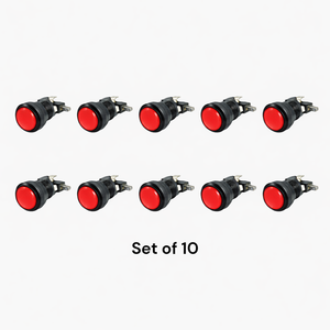 Juego de 10 botones redondos pequeños para arcade con luz LED y microinterruptor, envío gratis - Product Image 5