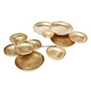 ถ้วยวางกลางโต๊ะชุบทองเคลือบด้วยผงโลหะสีขาวและโลโก้สำหรับงานหนัก - Product Image 4