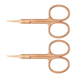 Ciseaux à cuticules incurvés Extra Sharp en acier inoxydable allemand pour manucure, pédicure, ciseaux - Product Image 3