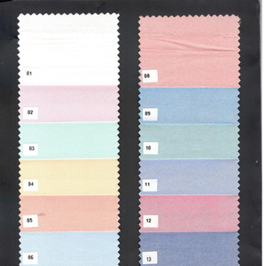 Chất lượng cao 120gsm poly cotton kiểm tra shirting vải sợi nhuộm Oxford <span class=keywords><strong>chambray</strong></span> cho bé trai mặc giản dị - Product Image 2