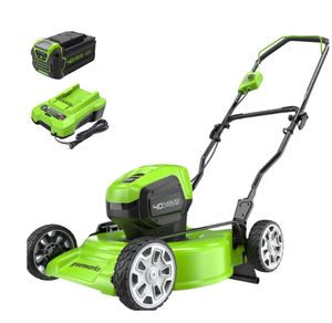 Cortacésped Inalámbrico Green Grass de 40V con Cuchilla Rotatoria, Sistema de 2 Baterías, Caja Recolectora de Césped Trasera de 100L, Potencia de 1200W para Mantenimiento de Jardines y Patios - Product Image 5