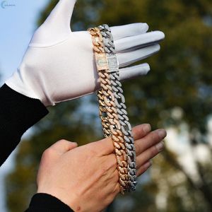 Chaîne à maillons Figaro glacée VVS1 chaîne Hip Hop Moissanite en argent sterling 925 chaîne cubaine pour lui bijoux pour hommes personnalisés - Product Image 4