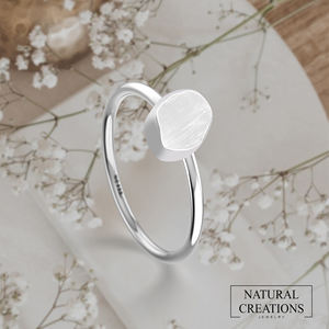 Bague en argent sterling 925 faite à la main lunette sertie de sélénite bague de pierres précieuses brutes bijoux fantaisie bague à la mode pour unisexe. - Product Image 4