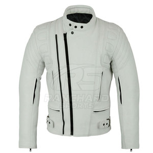 Veste de moto pour homme en cuir de haute qualité, nouvelle arrivée personnalisée, faible MOQ, veste de moto pour homme - Product Image 1