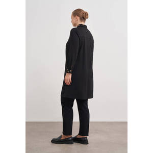 Casquette décontractée noire avec détails œillets - Product Image 6