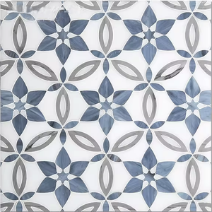 Centurymosaic Bianco Diamante Onyx & cầu vồng thủy tinh & Latin màu xanh bằng tia nước đá cẩm thạch khảm gạch tường khảm Thái Lan nhà máy - Product Image 2