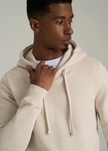 Sudadera con Capucha Unisex de Forro Polar para Invierno, para Hombres Altos, Personalizada, 100% Algodón Orgánico, Transpirable, Lisa - Product Image 3