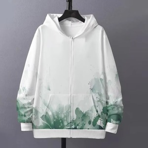 เสื้อฮู้ดแนวสตรีทใส่ได้ทั้งชายและหญิงพร้อมคุณสมบัติสีจางปรับแต่งโลโก้ได้ดีไซน์ใหม่แบบสวมหัวปักและผ้าปะติด - Product Image 1