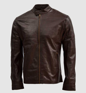Veste en cuir pour femmes Style occidental Nouveau style à franges Veste de cow-girl en cuir suédé véritable Veste de motard pour femmes - Product Image 1