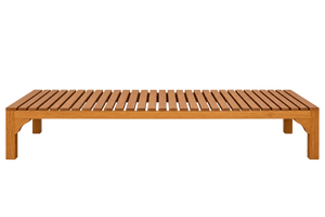 Tumbona de Madera Ajustable con Listones, Silla Reclinable para Exteriores, Estilo Teca, para Patio, Hotel, Villa - Product Image 5