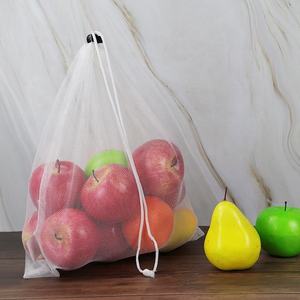 Eco-Friendly Cotton <b>Net</b> <b>Bag</b> with Customizable Size Portable & Recyclable for Cosmetics and Toys - Product Image 1