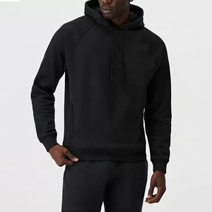 Ensemble de jogging d'entraînement d'été pour hommes personnalisé OEM sweat à capuche respirant en coton éponge français et short Style décontracté - Product Image 5