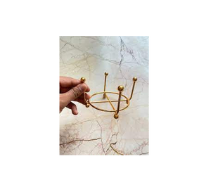 Support de sous-verre en métal en forme de triangle, design Antique, avec sous-verres, ensemble de vaisselle, pour la maison, les hôtels - Product Image 3