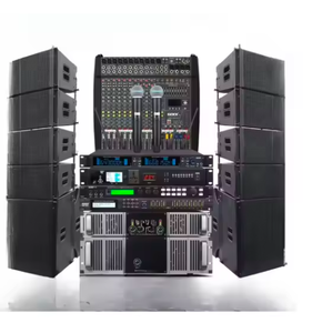 Système audio professionnel de qualité industrielle, 18 pièces, caisson de basses actif, 3600W, système de musique DJ en plein air, ensemble complet, système de sonorisation Line Array - Product Image 3