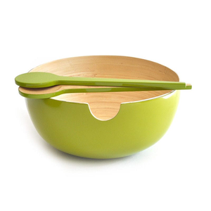 Salade servant des bols en bambou filé naturel pour un mode de vie sain, des ustensiles de cuisine durables de l'usine du Vietnam - Product Image 3