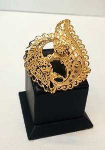 Colección Dubai, Juego de Joyería Nupcial para Mujer Chapado en Oro de 24K, 2GM, Chapado Pesado, Precioso Colgante, Mejor Valor, Moda - Product Image 4