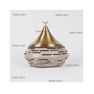 Plat de service des aliments en métal de couleur dorée Plat de service des aliments de taille personnalisée au design attrayant pour les meilleures ventes - Product Image 6