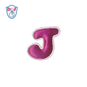New Stick Trên Sắt Trên A Để Z 3D Phun Thư Bảng Chữ Cái Các Bản Vá Lỗi Thêu Biểu Tượng Sắt Trên Appliques Vải Thời Trang Đảng Các Bản Vá Lỗi - Product Image 5
