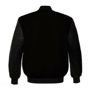 Manteau de laine d'hiver avec logo personnalisé veste de baseball Letterman décontractée de haute qualité en vrac style universitaire tissu de travail broderie chenille - Product Image 6