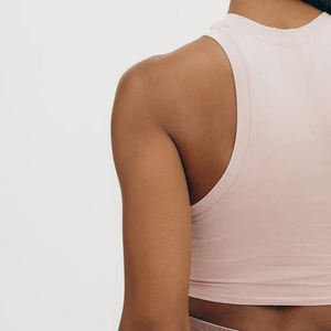 Top corto liso recortado para mujer, camiseta sin mangas de tamaño Regular de calidad superior, camiseta sin mangas sostenible superventas para mujer - Product Image 6