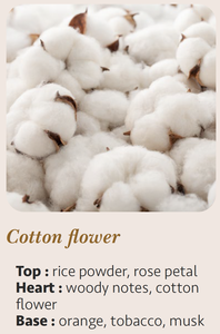 Bougie parfumée pour la maison en verre cylindrique de 25 cl, parfum de fleur de coton, cire mélangée, logo personnalisé, marque privée, 55H de combustion - Product Image 5