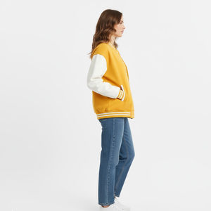 Veste de baseball pour femmes en coton avec imprimé design respirant à séchage rapide Fournisseur d'usine Vente en gros Fabrication sur mesure Mode décontractée - Product Image 5