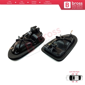 ชุดมือจับประตูด้านใน BDP101+BDP102 สีดำ แบบสายเคเบิล สำหรับ Clio 2 Scenic Megane 1 Trafic Master 2 Mascott Logan 1 Movano Vivaro A - Product Image 5