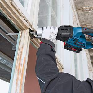 Scie sauteuse sans fil portable sans balais pour le bricolage et l'usage industriel, pour la découpe de métal, de carrelage, de bois et de briques - Product Image 1