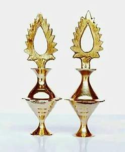 Moradabad Pure Brass Kohl/Surma Dani Holder Islamic Gift Cosmetic <b>Organizer</b> for Arabic Eyeliner Powder Decor <b>Makeup</b> Storage - Product Image 2