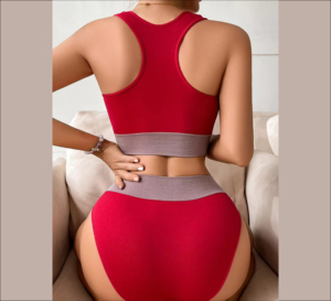 Conjuntos de sujetador y bragas de envío rápido para mujer en Spandex algodón poliéster bordado sublimado a granel oferta caliente - Product Image 2