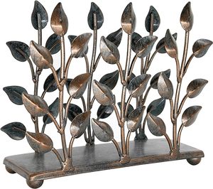 Luxury Leaf Design Metal Napkin Holder High Quality <b>Tissue</b> Box Cover for <b>Wedding</b> Party Hotels & Restaurants Bulk Price - Product Image 4