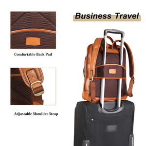 100% Pure Genuine <b>Leather</b> <b>Backpack</b> New Style Vintage Travel Bag with Zipper Closure Fashionable Full <b>Leather</b> for <b>Men</b> - Product Image 4