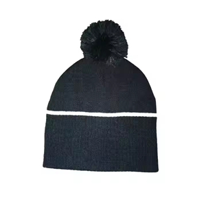 Gorro de lana Unisex 100% con forro de satén, logotipo personalizado, serigrafía impresa, gorro de invierno, nuevo diseño, lazos bordados a mano, Unisex - Product Image 5