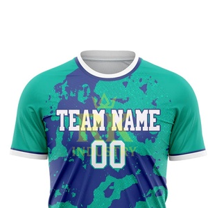 Uniforme Deportivo Personalizado de Alta Demanda para Unisex, Diseño Sublimado, Logotipo Personalizado, Nombre del Jugador, Camiseta de Fútbol 100% Poliéster - Product Image 5