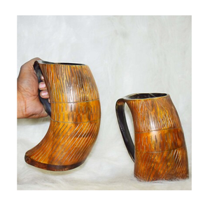 Mug à café en corne de buffle au design naturel, vente en gros, excellente qualité, vaisselle, mug en corne le plus vendu - Product Image 1