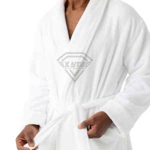 Custom Logo Design Korean Style Plus Size Luxury Kimono Robes Breathable Bathrobe for Men-for Home Spa Lounge Bathrobes - Product Image 3