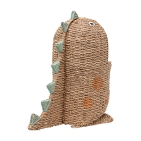 Cesta Redonda Moderna de Seagrass, Hecha de Seagrass Natural, Ecológica, Color Personalizado, Ahorra Espacio, Organización Diaria del Hogar